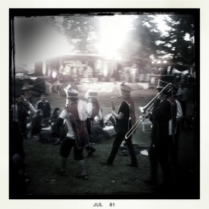 Marching Band, Brandon Folk Music & Art festival, 2011, by Colin Corneau, all rights reserved